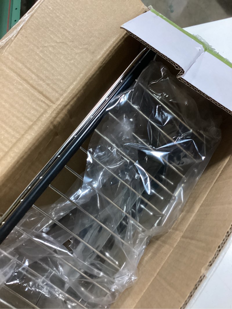 Condition photo showing Good Condition for over the sink expandable dish drainer drying rack in stainless steel for small kitchen, counter space saving modern compact metal above plate dryer strainer, adjustable hanging inside drain holder silver for 11-12" w sink