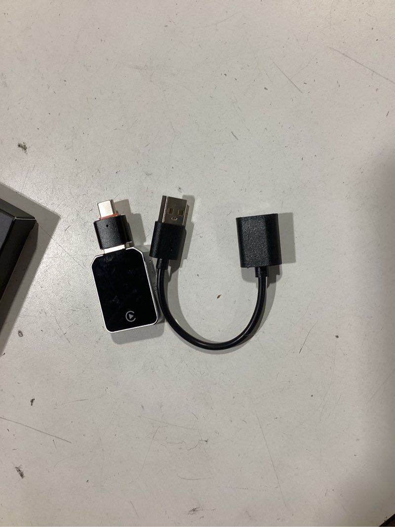 Condition photo showing Good Condition for wireless carplay adapter for iphone, 2026 upgraded 2-in-1 android auto carplay wireless adapter, convert wired to wireless, fast & stable, plug & play, compatible with factory wired carplay cars 2016+ silver