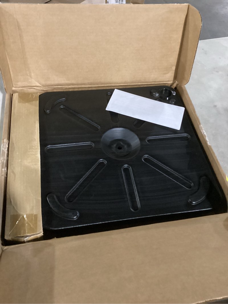 Condition photo showing Good Condition for us weight 40 pound umbrella base - weighted umbrella base for use with patio table – heavy duty base- made in the usa black