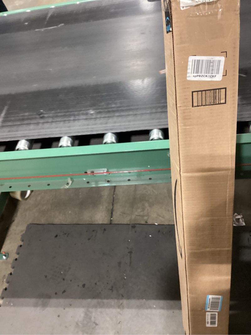 Condition photo showing As Is for Clear Table Protector 44 x 104 Inch, 1.5mm Thick Plastic Table Cover, Waterproof PVC Clear Table Cov