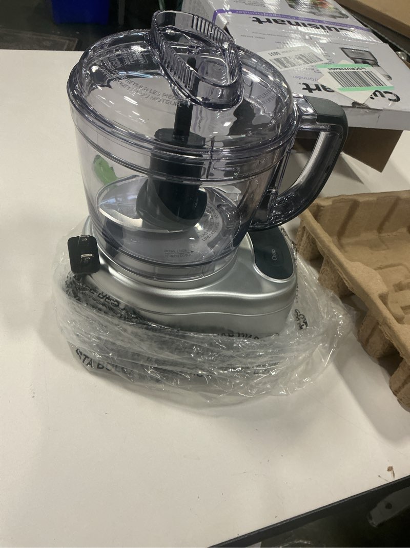 Condition photo showing New/Like New for Cuisinart ECH-4SV Elemental 4-C Chopper Grinder, Silver 4-Cup