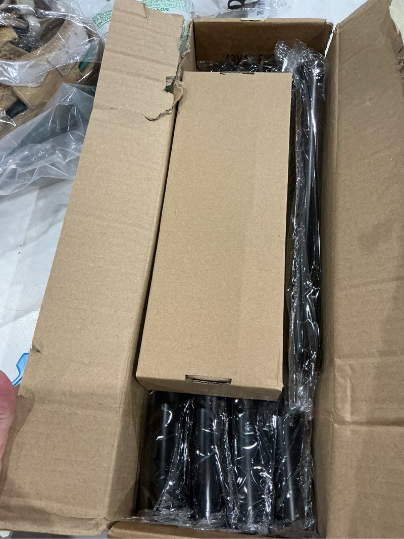 Condition photo showing Good Condition for ynl curved shower curtain rod 35-82in(2.9-6.8ft), matte black rounded rustproof shower rod for bathroom bathtub, adjustable arched shower rod, never rust|extra space|non-slip|expandable|need to drill matte black 35''-82''