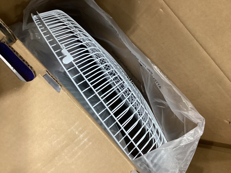 Condition photo showing Good Condition for Comfort Zone 16-Inch Smart WiFi Wall Mount Fan, Oscillating 3-Speed Indoor Fan with App Control, Timer & Sleep Mode – Quiet Adjustable Tilt, All-Metal Grille – Space-Saving Cooling for Home or Office 16" With WiFi