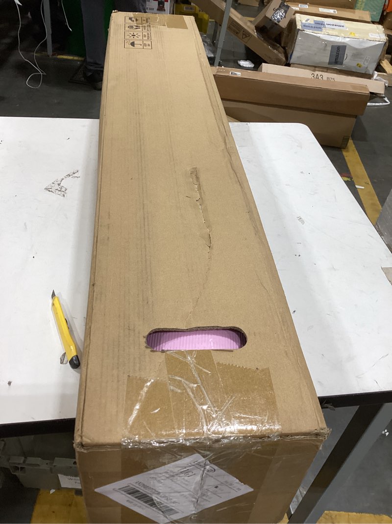 Condition photo showing New/Like New for hatha yoga extra long tpe yoga mat 79" x 40" x 1/2" thick non-slip exercise mat for home gym use, yoga, pilates, fitness & workouts pink