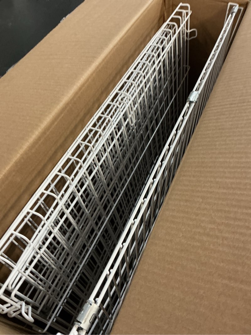 Condition photo showing As Is for (incomplete ,missing pcs)vibrant life soft sided guinea pig habitat, indoor/outdoor canvas-bottomed pet cage, white, 48.03\\\" x 27\\\" x14.17\\\" 81