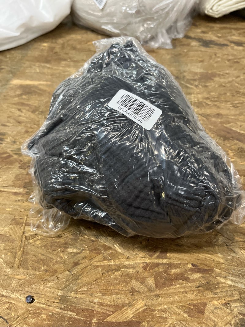 Condition photo showing Good Condition for organic airy gauze sham set, full/queen, charcoal