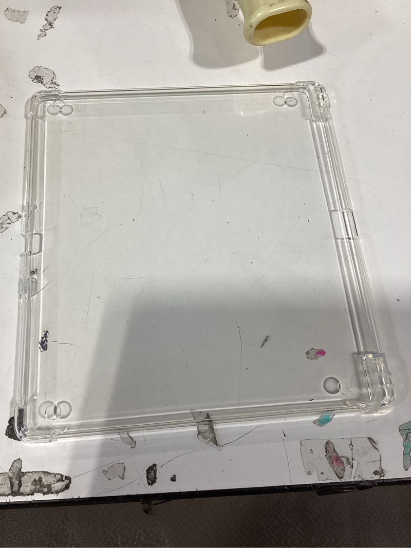 Condition photo showing Good Condition for similar product not like stock photo lid only similiar productlemotech junction box ip67 waterproof dustproof electrical box project box diy enclosure gray with transparent clear cover, external size 7.9x5.9x3.9in (200x150x100mm) clear plastic lid