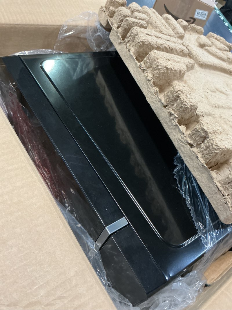 Condition photo showing As Is for whirlpool wmcs3018rb countertop microwave with turntable 0.7 cu. ft, steam clean, 700 watt microwave, black