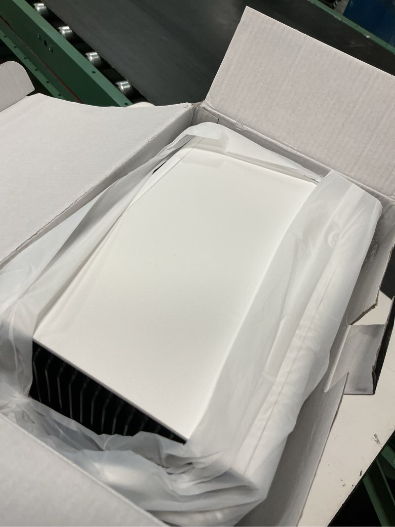 Condition photo showing Good Condition for ninesky dehumidifier, 1000 sq.ft dehumidifiers for home with 95oz large water tank,quiet dehumidifier with 7-color ambient light & auto shut off, dehumidifier for basement, bedroom, bathroom (white)