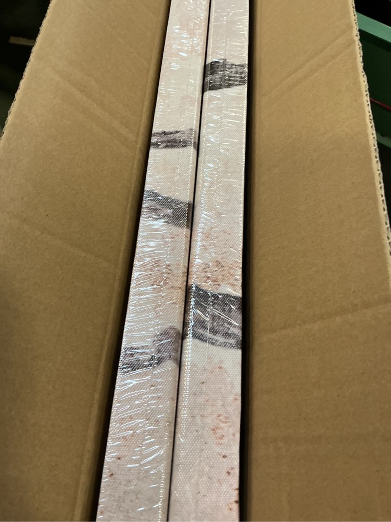 Condition photo showing Good Condition for sechars Rustic Tree Branches Canvas Print Wall Art Beige Tree Painting Picture Vintage Brown Farmhouse Living Room Decorations 20"x40"x2PCS