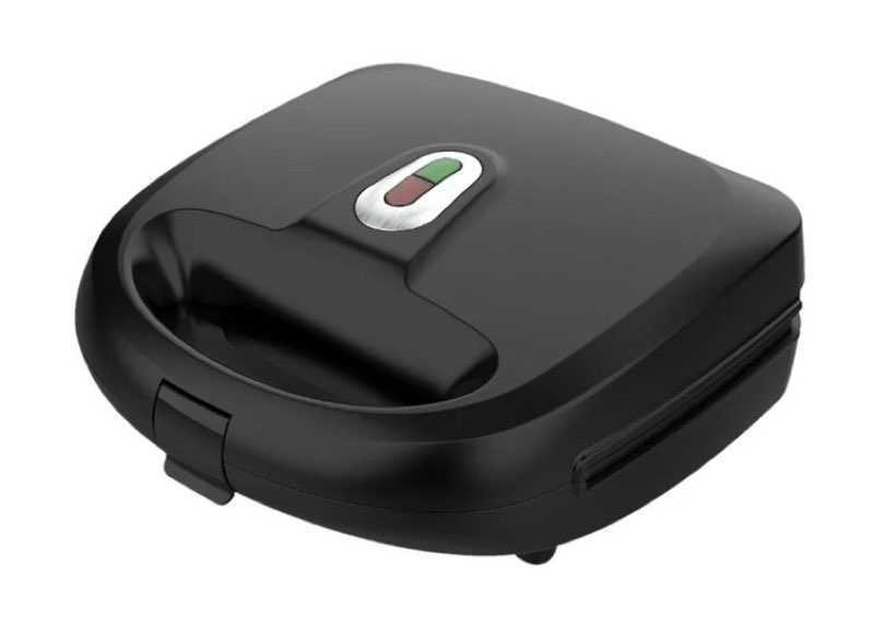 mainstays 2 slice removable plates waffle and sandwich maker, ceramic nonstick, 750 watts