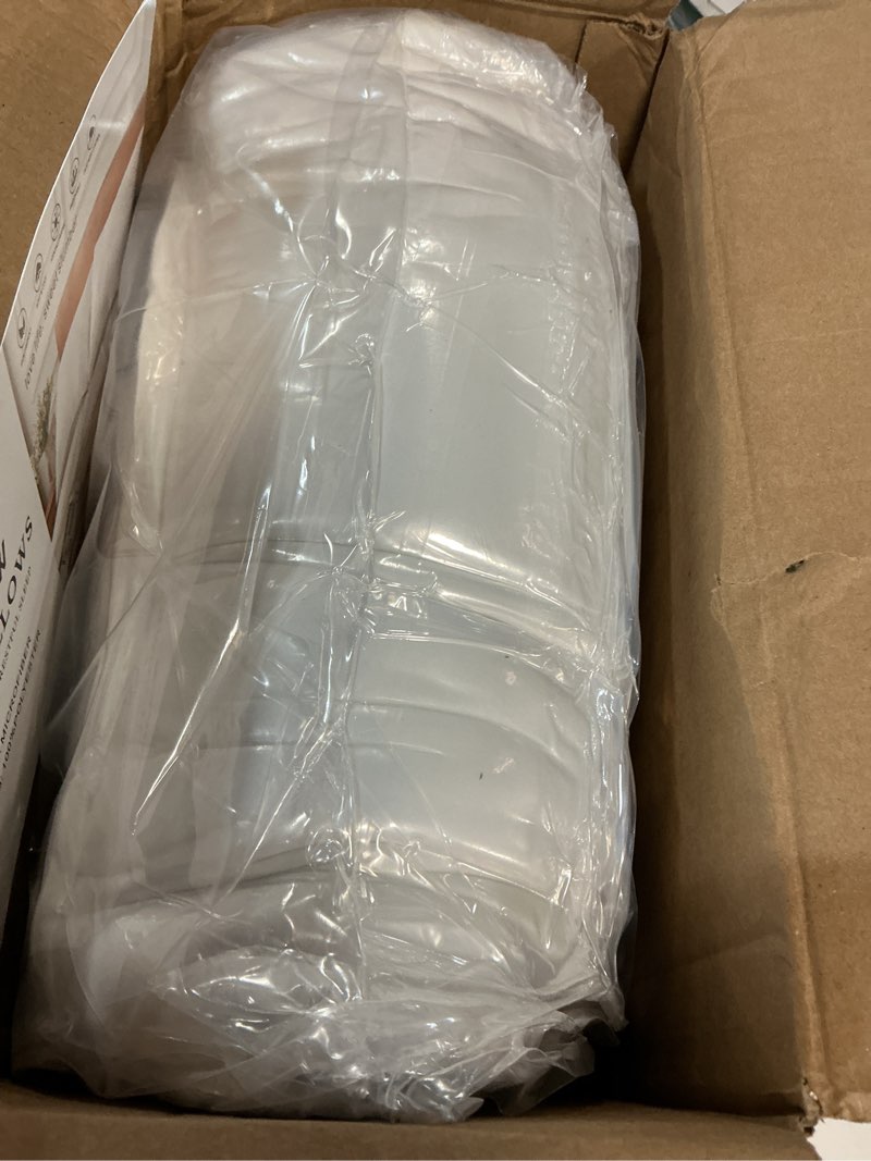 Condition photo showing New/Like New for pillows standard size set of 4, ultra thick down alternative bed pillows,cooling hotel quality standard pillow for back, stomach or side sleepers, machine washable(white,4 pack) standard 4