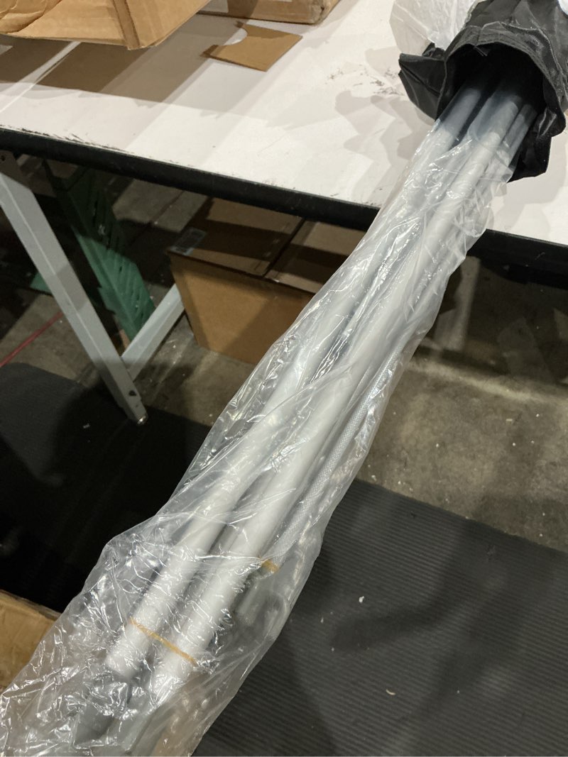 Condition photo showing As Is for 2 pack premium x-frame banner stand fits any banner adjustable size 23\"x63\" with carrying bag, retractable banner stand that is perfect for trade, show and store display, banner stands for display 2 pack-23x63in (medium),silver