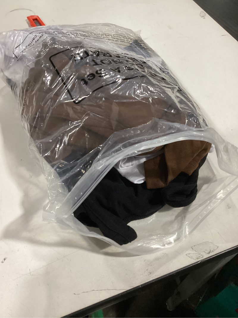 Condition photo showing Good Condition for Ficerd 3 Pack Women's Long Sleeve Shirts, Cotton Crew Neck Tunic Tops Casual Loose Fit Pullover Sweatshirts Curved Hem Shirts