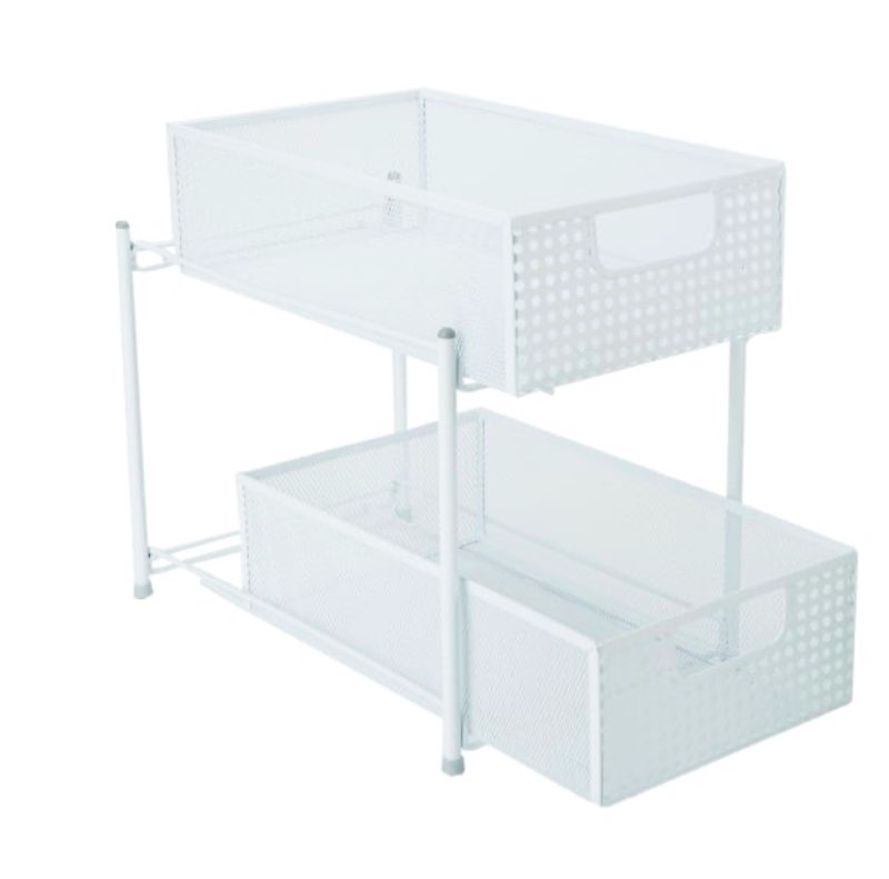 mind reader accessory organizer, supply storage, desktop, crafts, office, metal mesh, 8"l x 12.5"w x