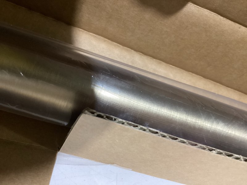 Condition photo showing Good Condition for Ivilon Window Curtain Rod Decorative End Cap Design, 1 Inch Rod, 48 to 86 Inch. Warm Gold 48" to 86" Warm Gold