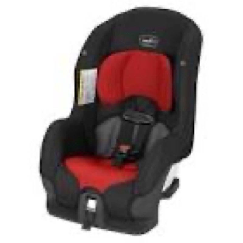 evenflo tribute lx convertible car seat (jupiter red)