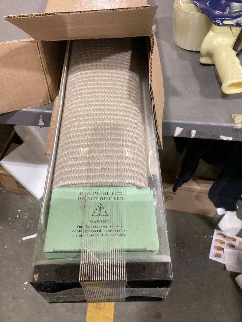 Condition photo showing New/Like New for sunoff outdoor roller shades for patio, cordless roller up blinds with shade cloth for porch gazebo pergola balcony backyard, 2 poles & 1 fabric, sesame, 96" wx72 h 96"w x 72"h sesame