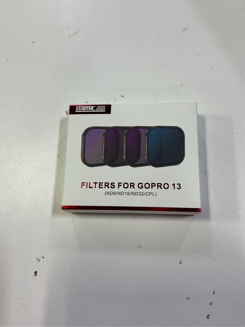 Condition photo showing New/Like New for STARTRC PHOTO ND & CPL Filter Set Compatible for GoPro Hero 13 Black, ND8 ND16 ND32 CPL Polarizing Neutral Density Filters for HERO13 Black Accessories, HD Optical Glass/Ultra Slim Aluminum Frame