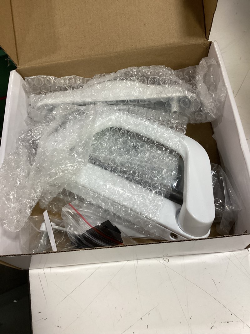Condition photo showing Good Condition for patio sliding glass door handle set with mortise lock and keys, full replacement handle lock set fits door thickness from 1-1/2\" to 2\", 4-15/16\" h c ., reversible design, non-handed (white)