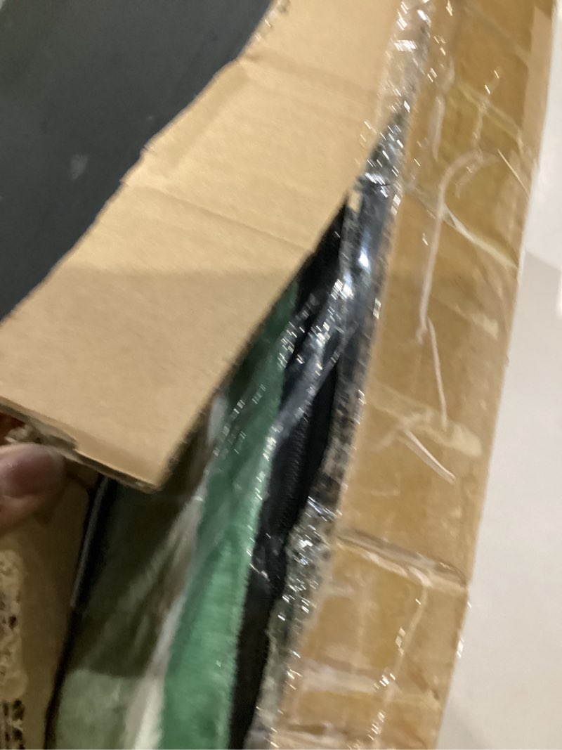 Condition photo showing As Is for Heated Dog Bed 32x20x2 in,Equipped with MET/UL Dual Certified Heating Pad and Intelligent Controller,Thickened Memory Sponge+100% Plush Heated Pet Bed,Indoor Puppy Bed with Side Pillows 32 x 20 x 2 in Green