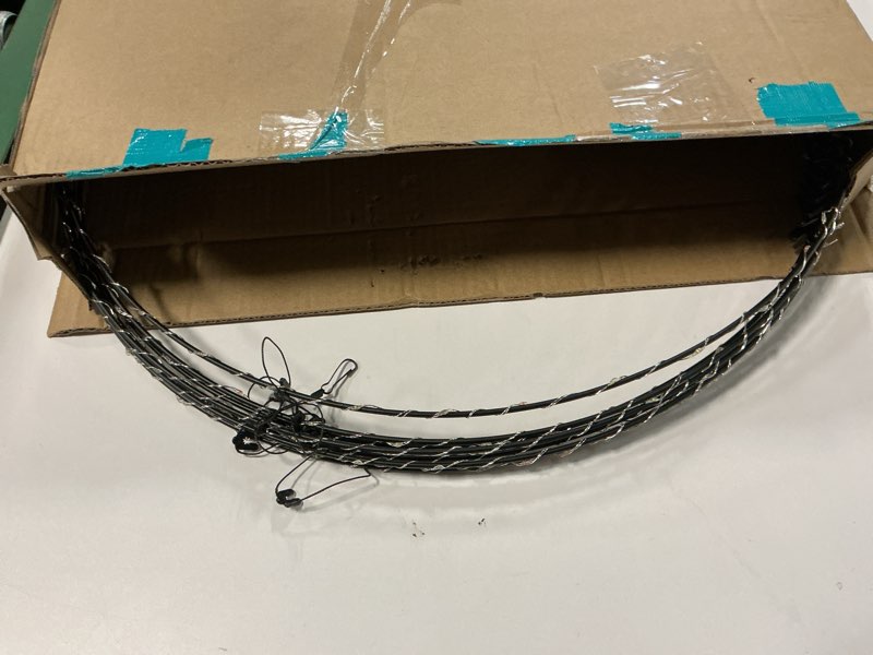 Condition photo showing Good Condition for Joomer 1 Pack Christmas Big Ball Lights, 20IN & 18IN Foldable Metal Sphere Lights Waterproof with Timer, Plug-in Hanging Tree Globe Light for Christmas Decorations-Multicolor (Non-connectable) Multicolor Plugin (20in+18in)