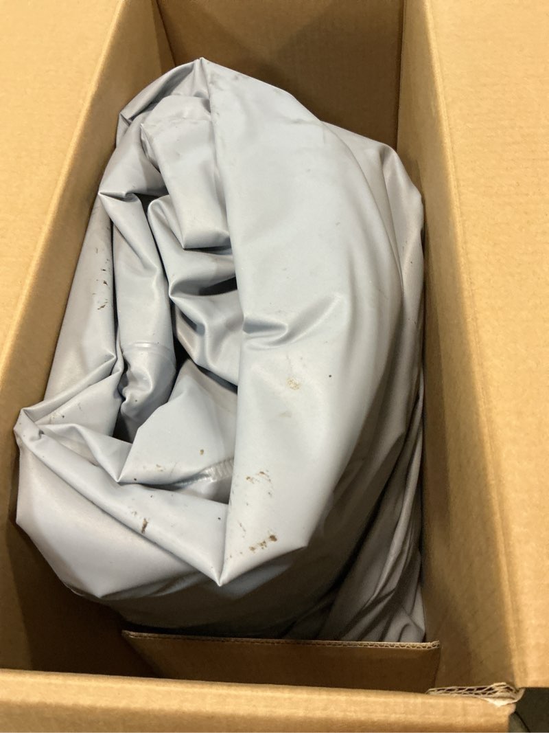 Condition photo showing Good Condition for intex 18" pillow top air mattress with electric pump and headboard - queen size