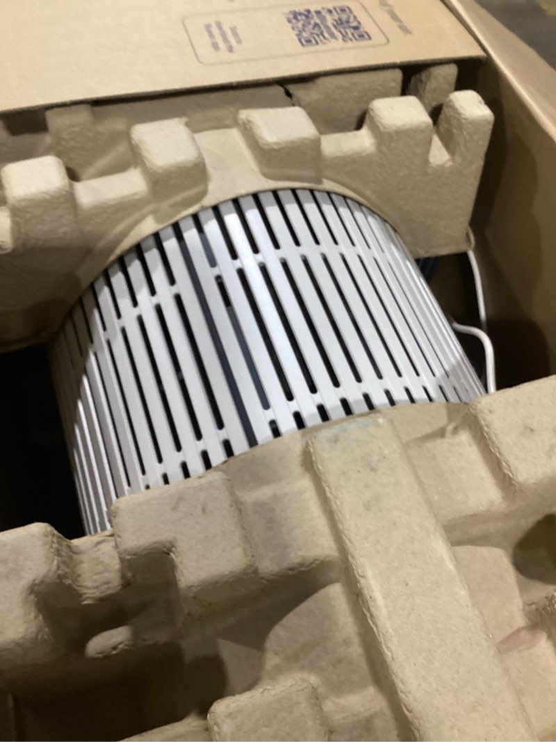 Condition photo showing As Is for blueair 2-in-1 pro air purifier & humidifier for large rooms, hepasilent™ removes 99.97% allergens, dust, smoke, up to 1,875 sq ft, smart app, skin-hydration mode, 360° invisiblemist™ 2-in1-pro humidifier + air purifier
