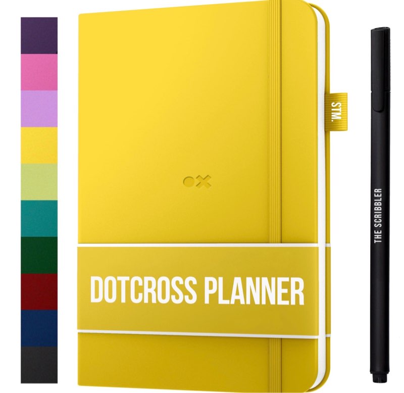 Daily Planner 2026 (Undated) | A5 Dotcross | Your All in One Day Organizer, At A Glance Weekly Agenda, Yearly Calendar Book | Planners for Personal, Professional, Academic & Work Goals and Schedule