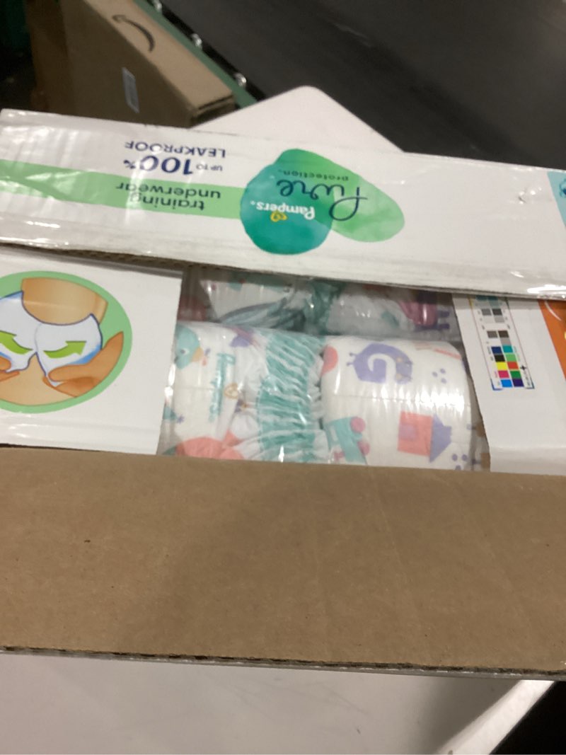 Condition photo showing New/Like New for Pampers Pure Protection Training Underwear, Unisex, Size 2T3T, 100 Count, Premium, Hypoallergenic, Soft, Absorbent 2T-3T 100