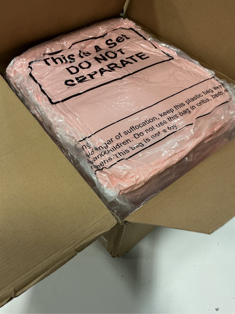 Condition photo showing New/Like New for 24 Packs Fleece Throw Blanket Soft Warm Lightweight Fleece Blanket Cozy Throw Bulk for Bed Couch Sofa Home Office Wedding Gifts Suitable for Seasons, 50 x 60 Inches(Pink)