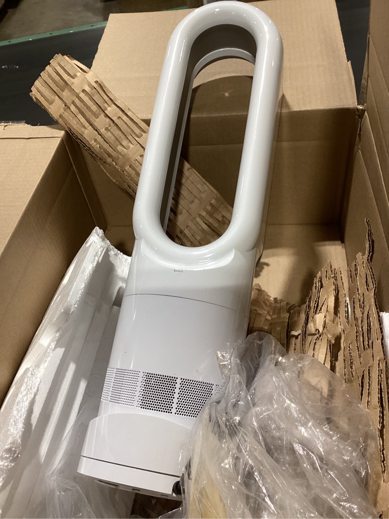 Condition photo showing As Is for dyson purifier hot+cool hp07 air purifier, heater, and fan - white/silver, large