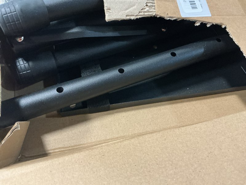 Condition photo showing As Is for Projector Stand Tripod Adjustable, Laptop Height from 23.5 to 46.5 inches with Gooseneck Phone Holder, Floor for Office, Home, Stage, Studio, DJ Racks Holder Mount, 23.5inch-46.5inch A?23"-46" Black