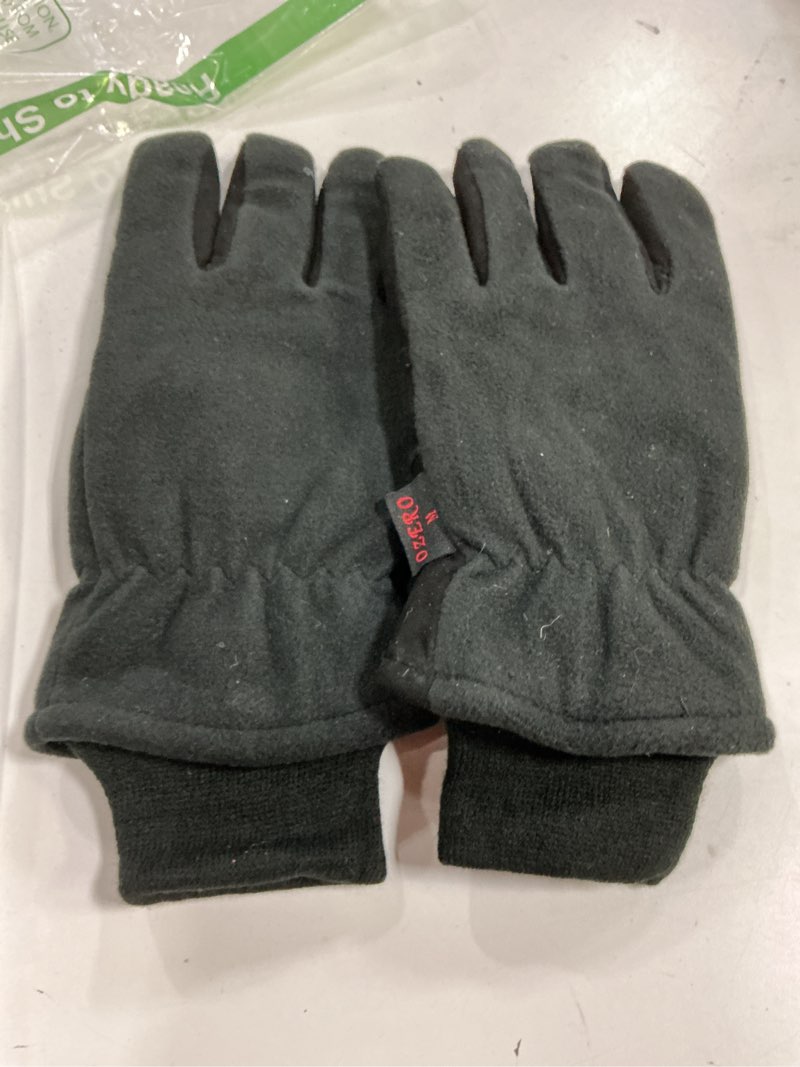 Condition photo showing Good Condition for OZERO Men & Women Winter Gloves -30°F Deerskin Leather Water-resistant Windproof Cold Weather Glove for Driving Hiking Denim-black Medium