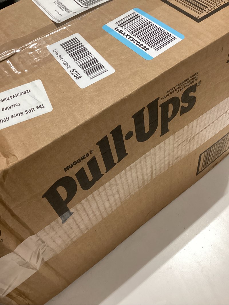 Condition photo showing New/Like New for Pull-Ups Boys' Potty Training Pants, Size 2T-3T Training Underwear (16-34 lbs), 124 Count (4 Packs of 31), Packaging May Vary 2T-3T 124