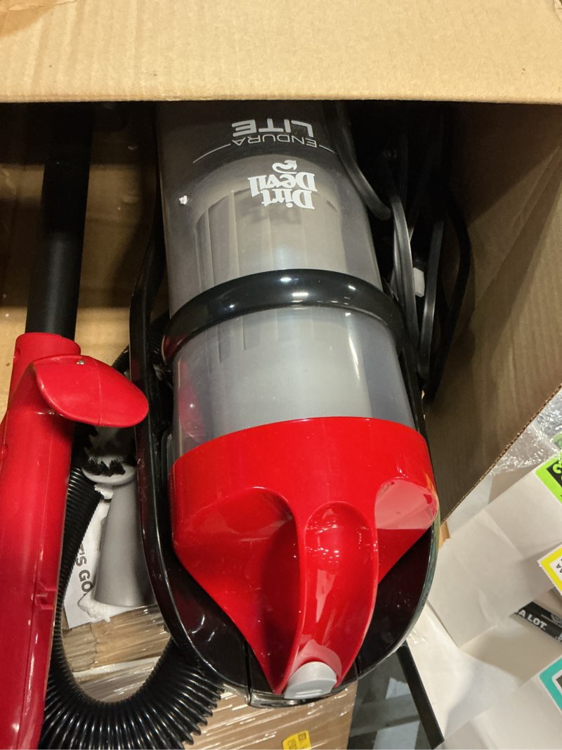 Condition photo showing Good Condition for Dirt Devil Endura Lite Upright Bagless Vacuum Cleaner for Carpet and Hard Floor, Powerful, Lightweight, Corded Vacuum Cleaners for Home Use