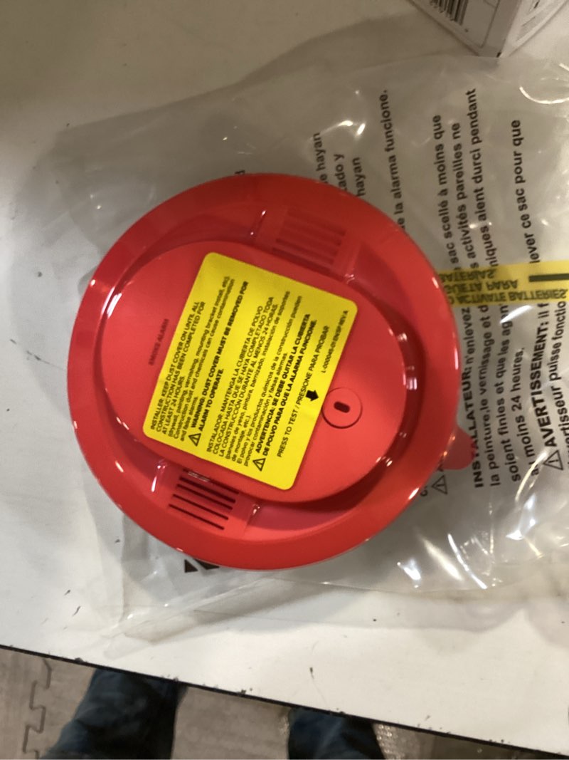 Condition photo showing Good Condition for kidde hardwired photoelectric smoke detector alarm, aa battery backup, 5-inch