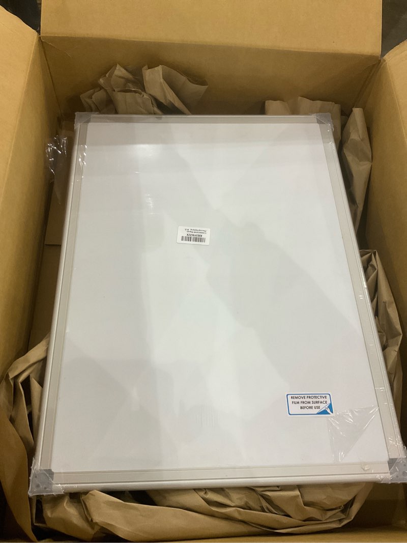 Condition photo showing Good Condition for S SWANCROWN Magnetic Whiteboard 18 x 24 Inch Dry Erase Board Wall Mounted White Board for Meeting/Planning/Displaying 24"W x 18"H Whiteboard-a
