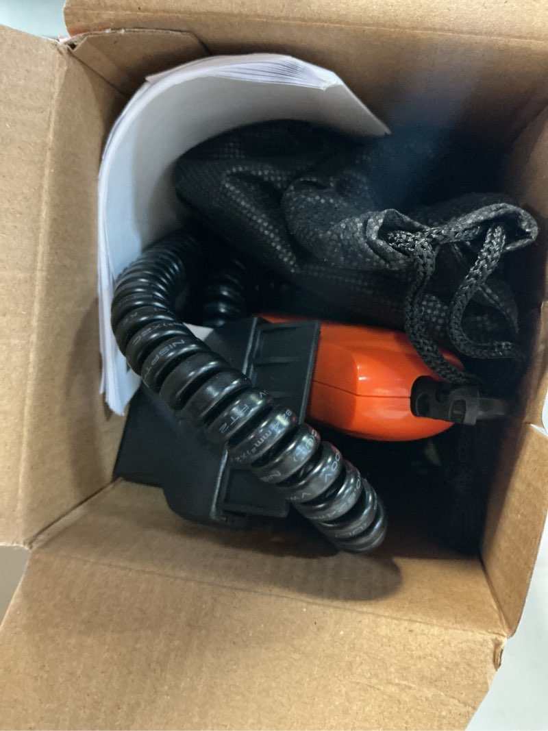 Condition photo showing As Is for armor all 12v handheld car vacuum,aa12v1 0902