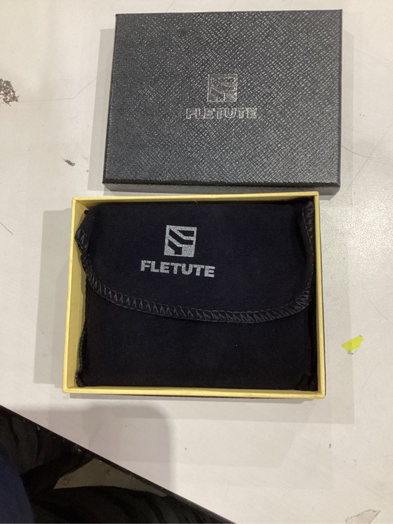 Condition photo showing New/Like New for Full-Grain Leather Wallet,Luxuriously marbled Slim Wallet,Airtag Wallet, Ridge Wallets,Mens Wallet,Credit Card Holder(Blue)