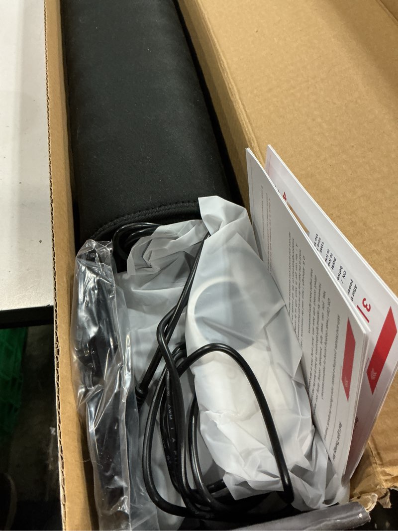 Condition photo showing Good Condition for 640 leds red light therapy mat for full body, 38" x 23.6" tpu infrared light therapy, 3-in-1 leds (660nm & 850nm) premium foldable mat with timer controller & pulse modes for home use, 48w 38"x23.6"