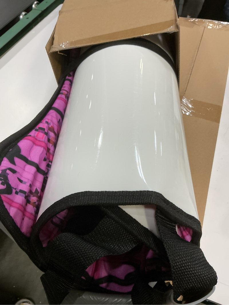 Condition photo showing Good Condition for 45"×18" Foldable Snow Sled, Portable and Lightweight, Strong and Durable, Sturdy Fabric Stitching, Handles with Steering, Fits 2 Children or 1 Adult, Kids Snow Winter Fun Gift (Pink)