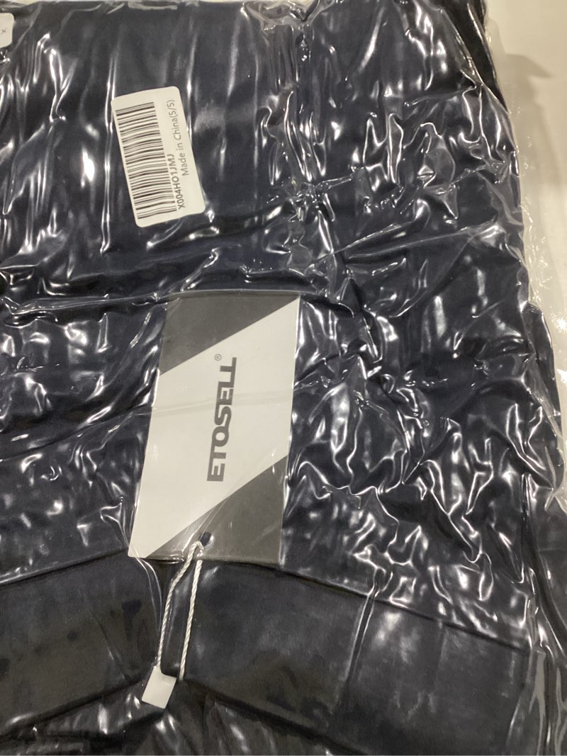 Condition photo showing Good Condition for Womens Flowy Maxi Skirt Summer Elastic High Waist Long Skirts Casual A-Line Skirt with Pockets Navy Blue Large