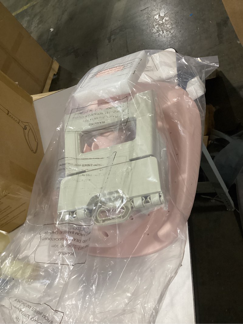 Orzbow Baby Shower Stand, Collapsible Baby Bath Stand with Foldable Chair, Adjustable Height Toddler