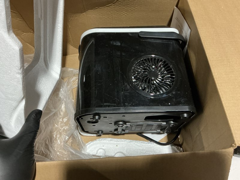 Condition photo showing Good Condition for Portable Ice Maker Countertop, Small Ice Maker Machine with Handle, 26.5lbs/24Hrs, 8 Cubes in 6-10 Mins, Self-Cleaning Ice Makers for Home/Kitchen/Office/Bar