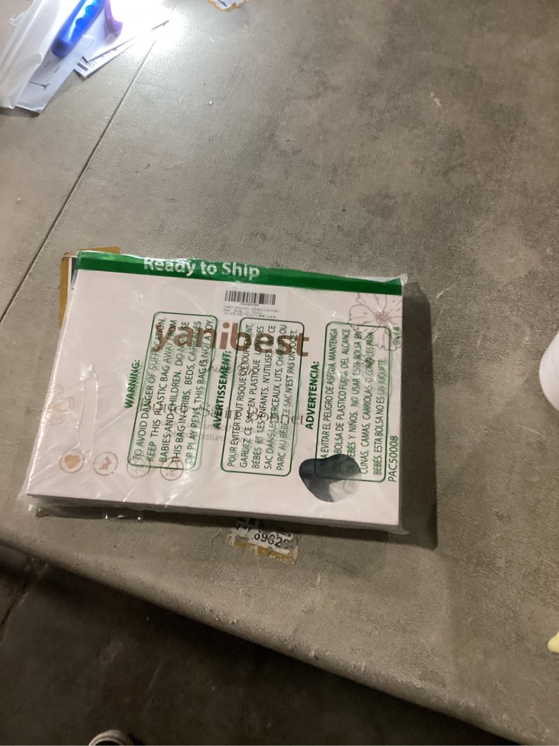 Condition photo showing New/Like New for YANIBEST Adjustable Silk Bonnet for Sleeping Women Double Layer Satin Bonnet Reduce Friction Prevent Frizz Curly Hair Large Blue