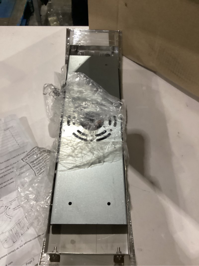 Condition photo showing As Is for 5 light wall sconce