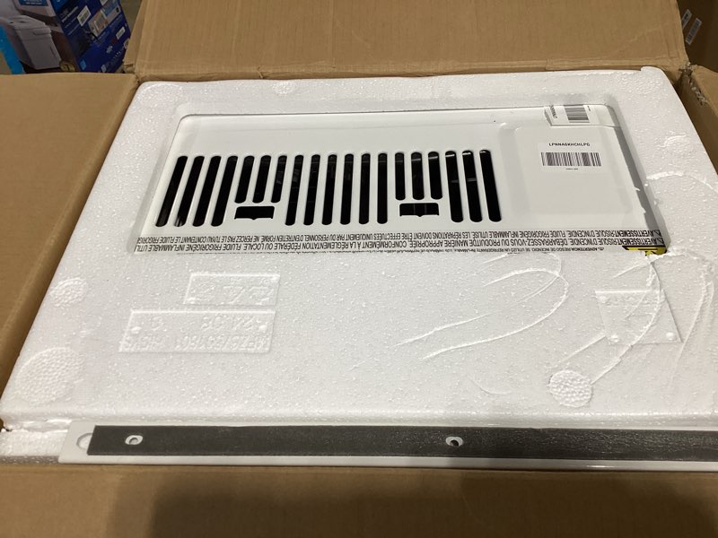 Condition photo showing Good Condition for lg 5000 btu window air conditioner [2024 new] easy mechanical control ultra-quiet compact-size cools 150 sq.ft. for small room, washable filter ac unit easy installation white lw5024x