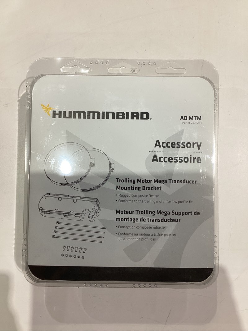 Condition photo showing New/Like New for Humminbird 740159-1 AD MTM - MEGA Trolling Motor Transducer Hardware Kit