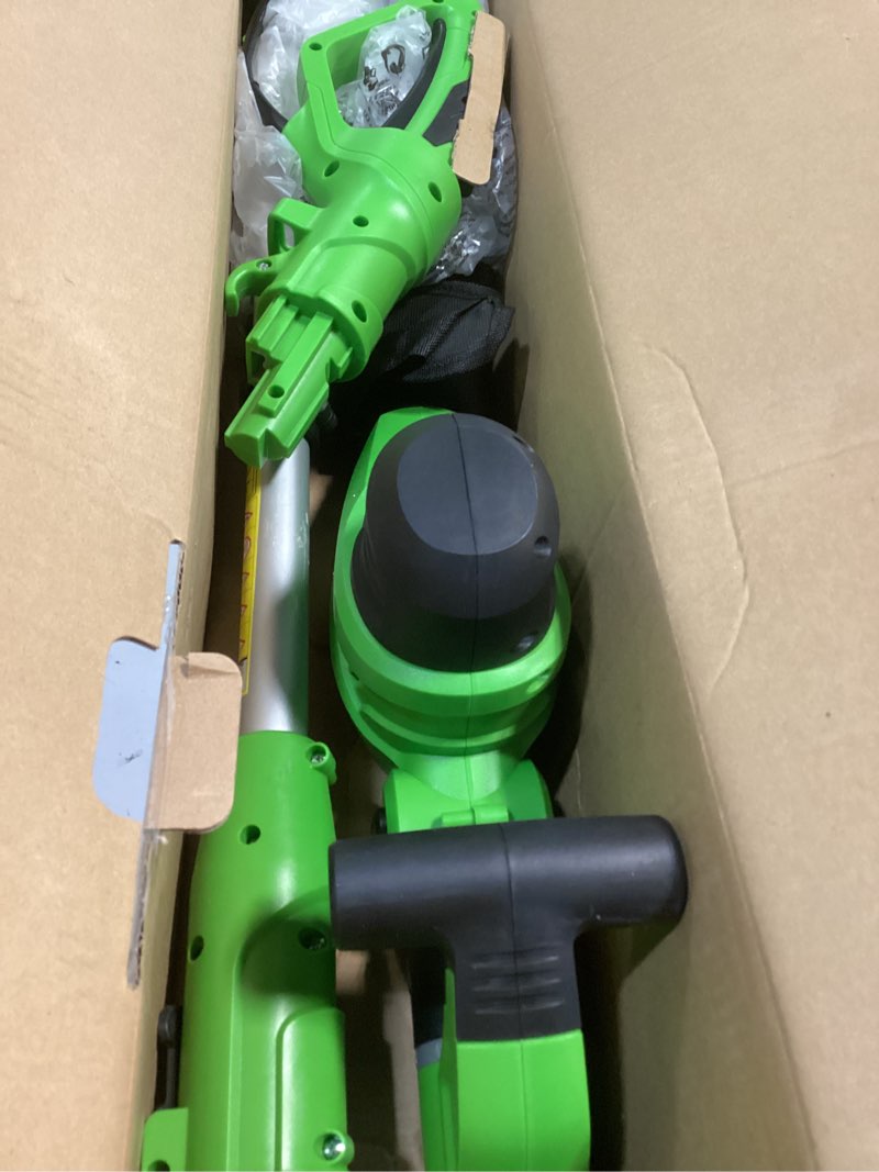 Condition photo showing Good Condition for garcare 2 in 1 electric pole hedge trimmer, power hedge trimmer with 20 inch dual-action laser cut & adjustable cutting head, 4.8amp, 600w, corded 2 in 1 - 20 inch